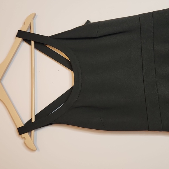 BANANA REPUBLIC Black Ponte Tank Dress Black, size 8 - Picture 6 of 13